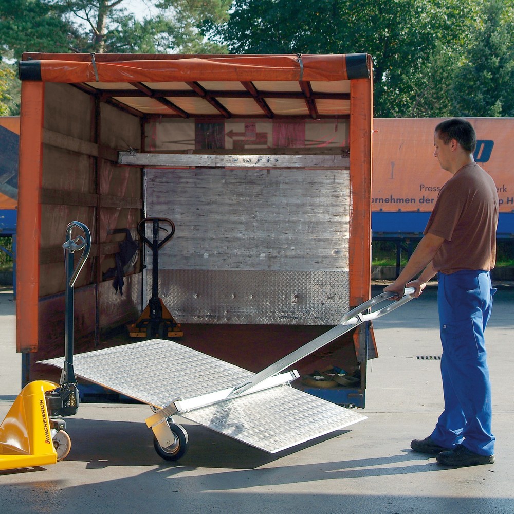 Immagine del prodotto n. 4: Ponte di carico, versione mobile, portata 600 kg, LxL 1.250 x 750 mm