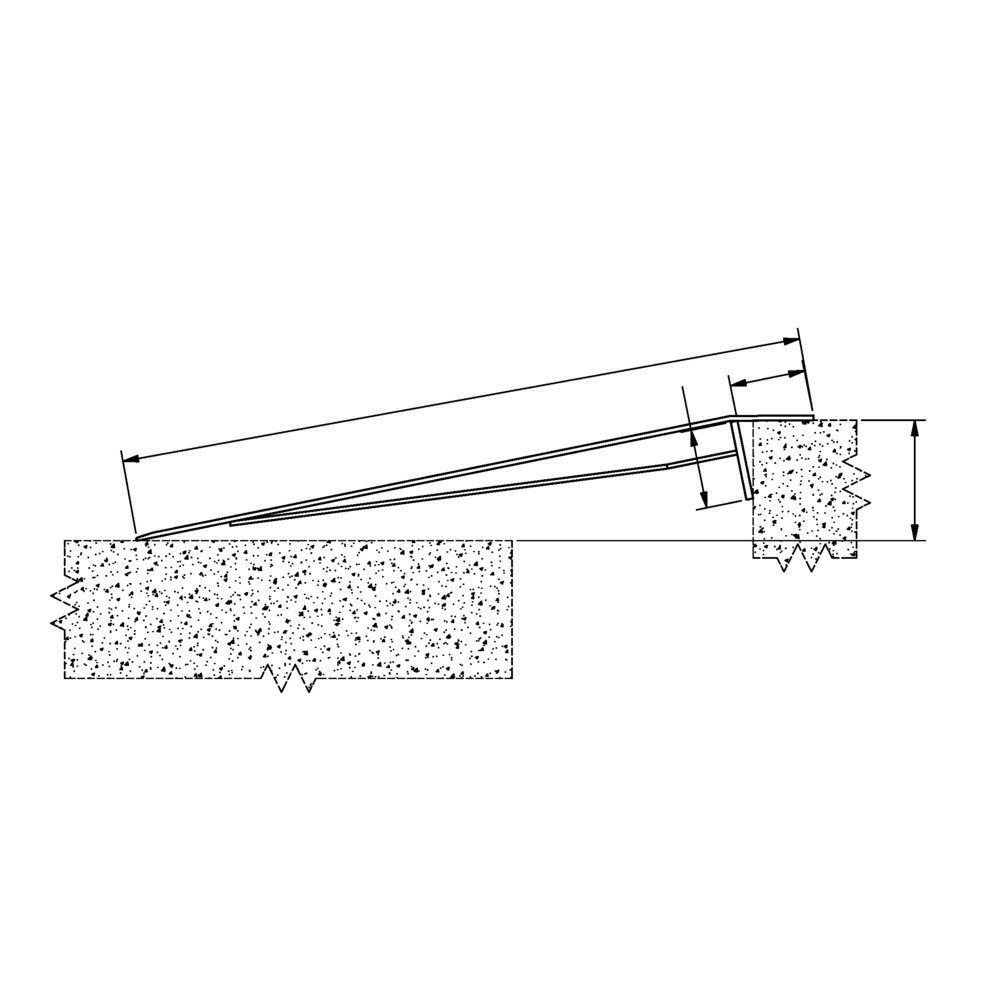 Immagine del prodotto n. 2: Ponte di carico, versione mobile, portata 600 kg, LxL 1.250 x 750 mm