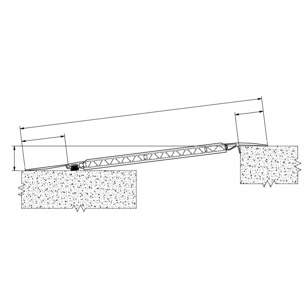 Altec ponte di carico HF, rampa mobile per angolo di approccio ridotto, portata 4.000 kg, LxL 1.250 x 1.235 mm Immagine del prodotto n. 3: Altec ponte di carico HF, rampa mobile per angolo di approccio ridotto, portata 4.000 kg, LxL 1.250 x 1.235 mm