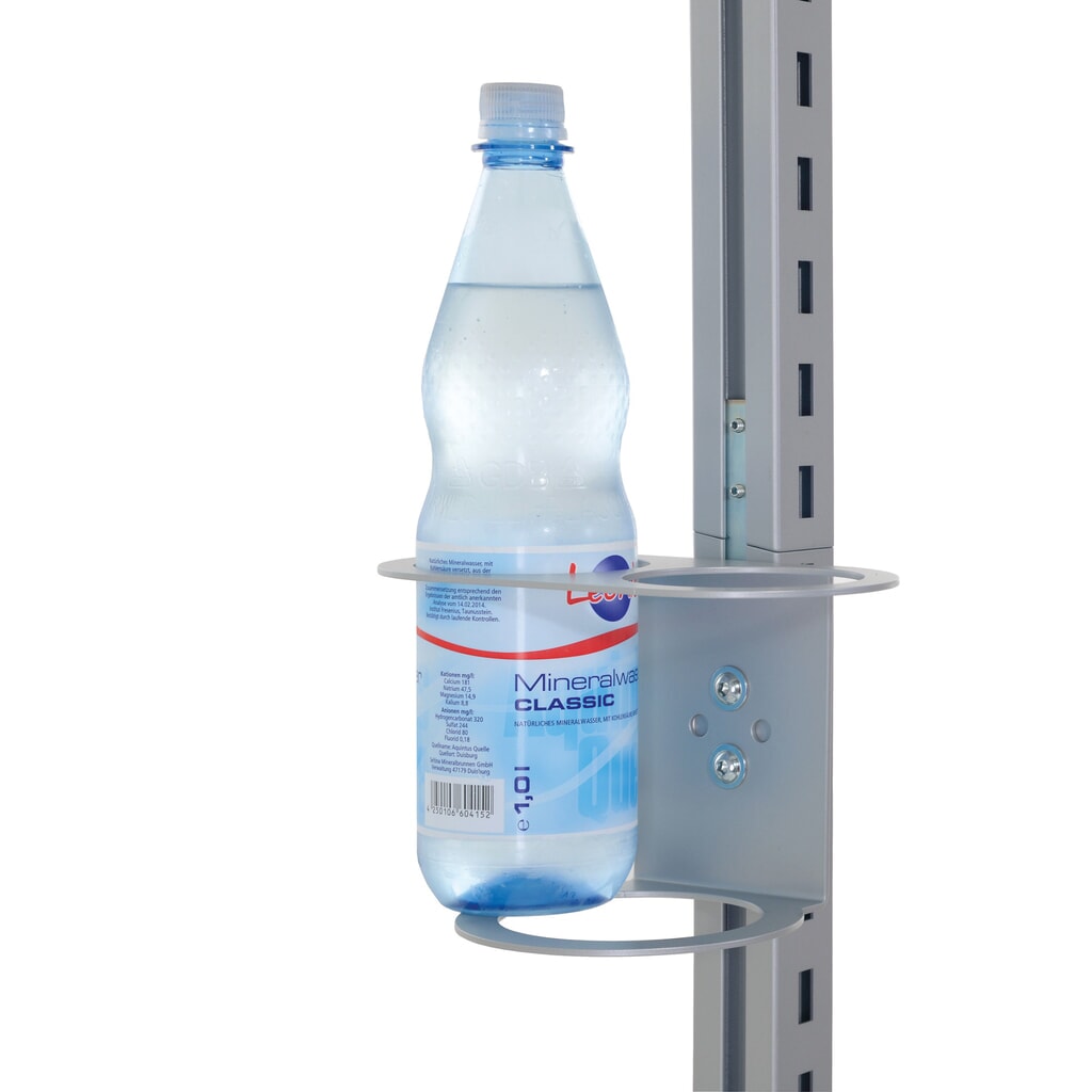 Portabottiglie per tavoli da condizionamento Rocholz FLEX, AxLxP 130 x 210 x 125 mm Immagine del prodotto: Portabottiglie per tavoli da condizionamento Rocholz FLEX, AxLxP 130 x 210 x 125 mm