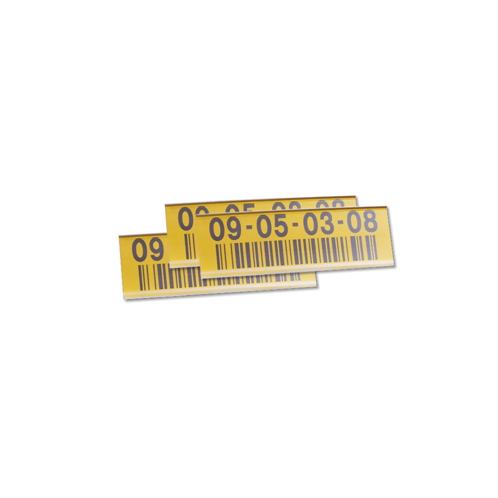 Porta-etichette, magnetico, HxL 33 x 100 mm, trasparente Immagine del prodotto: Porta-etichette, magnetico, HxL 33 x 100 mm, trasparente