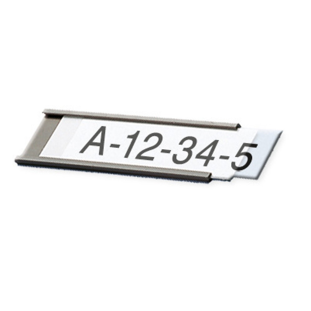 Immagine del prodotto: Porta-etichette profilo a C, magnetico, HxL 30 x 100 mm