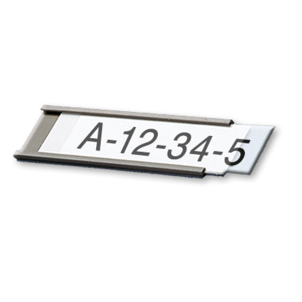 Immagine del prodotto: Porta-etichette profilo a C, magnetico, HxL 30 x 100 mm