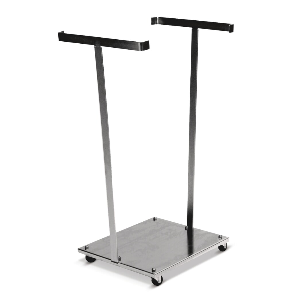 Porta-sacchetto dei rifiuti Kongamek, 120 litri, 4 rulli orientabili, aperto Immagine del prodotto: Porta-sacchetto dei rifiuti Kongamek, 120 litri, 4 rulli orientabili, aperto
