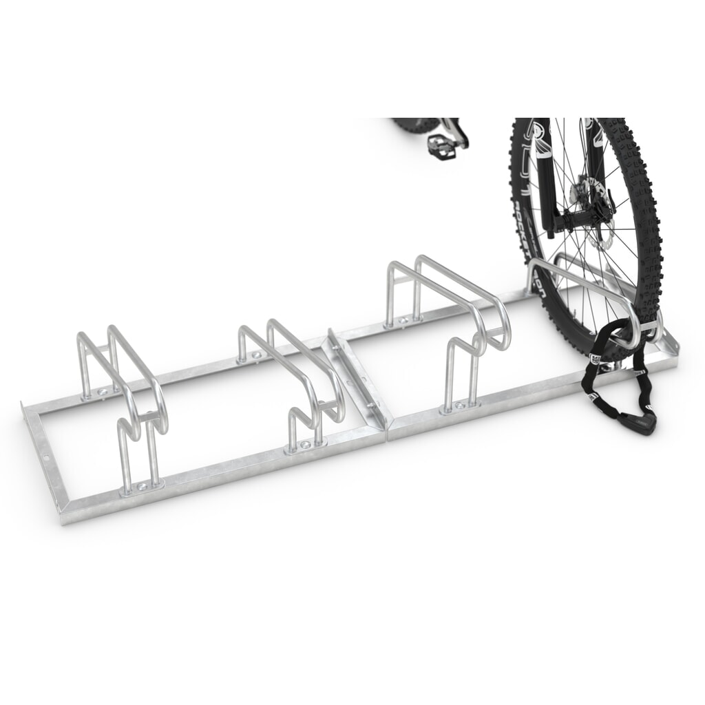 Portabiciclette ad arco, con caricamento su 1 lato, 6 posti, zincato Immagine del prodotto n. 2: Portabiciclette ad arco, con caricamento su 1 lato, 6 posti, zincato