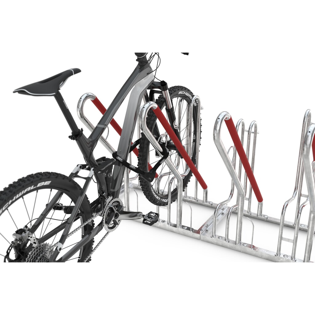 Portabiciclette con staffa di appoggio, con caricamento da un lato, 2 posti Immagine del prodotto n. 3: Portabiciclette con staffa di appoggio, con caricamento da un lato, 2 posti