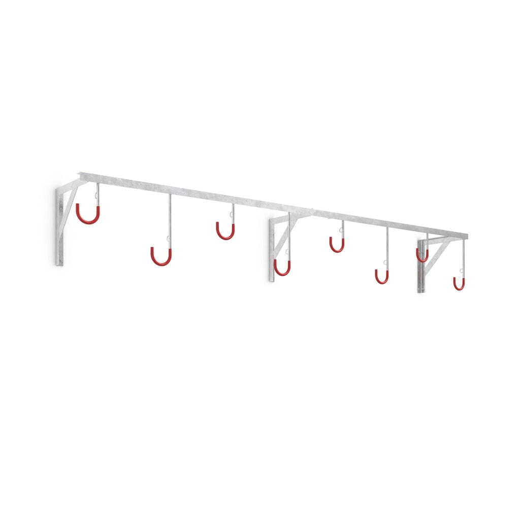 Immagine del prodotto: Portabiciclette sospeso, 8 posti, montaggio a soffitto