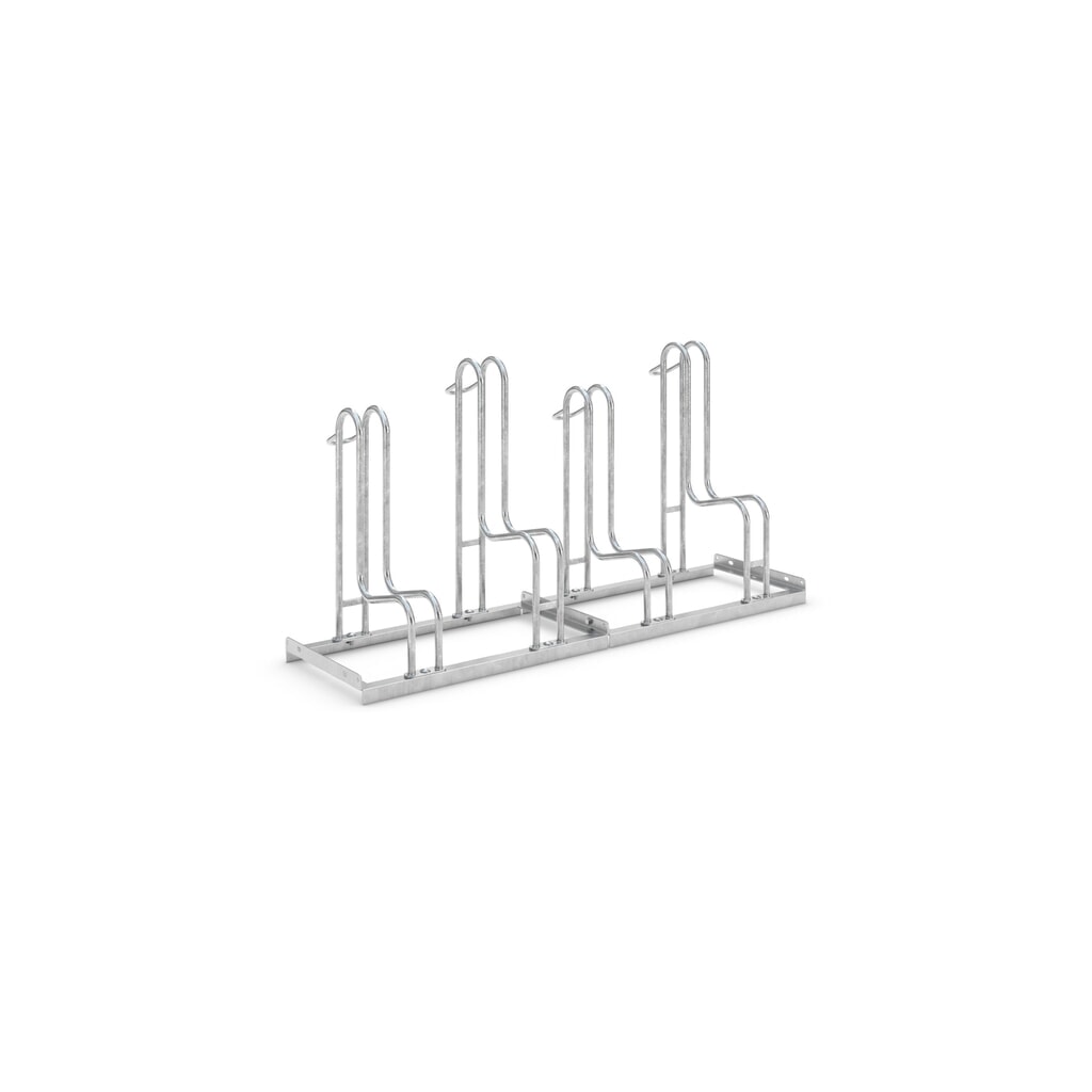 Portabiciclette, con caricamento su 1 lato, 5 posti, zincato Immagine del prodotto: Portabiciclette, con caricamento su 1 lato, 5 posti, zincato