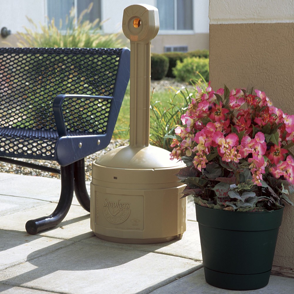 Immagine del prodotto n. 6: Posacenere a colonna di sicurezza Justrite®, autoestinguente, 15 litri, beige