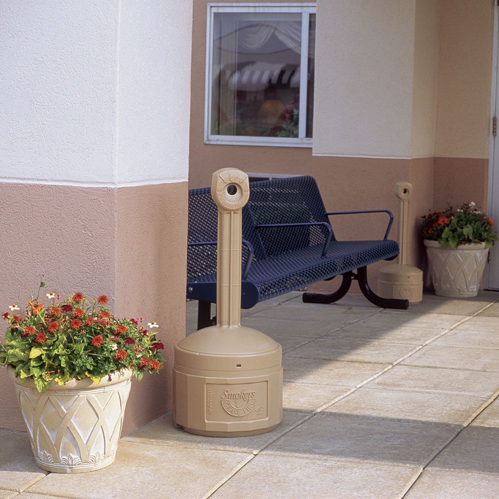 Immagine del prodotto n. 7: Posacenere a colonna di sicurezza Justrite®, autoestinguente, 15 litri, beige