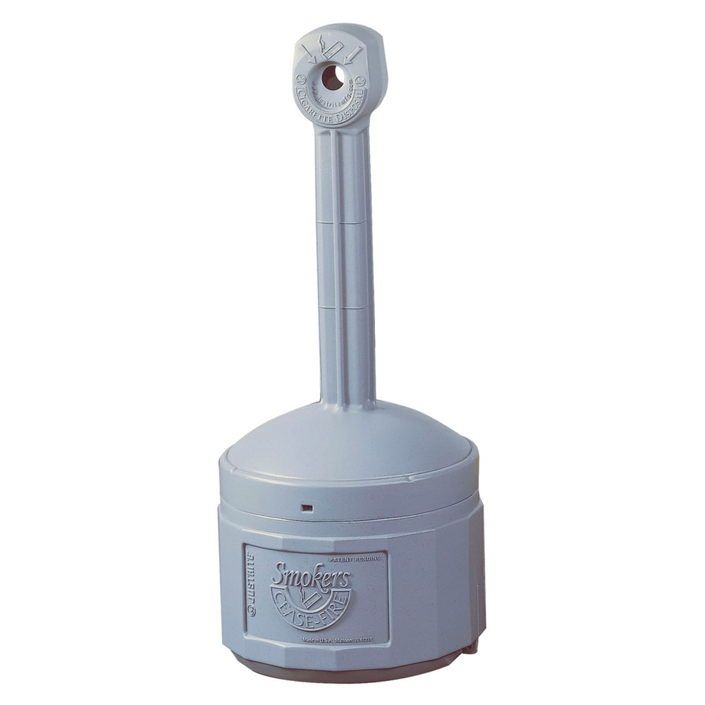 Immagine del prodotto: Posacenere a colonna di sicurezza Justrite®, autoestinguente, 15 litri, grigio