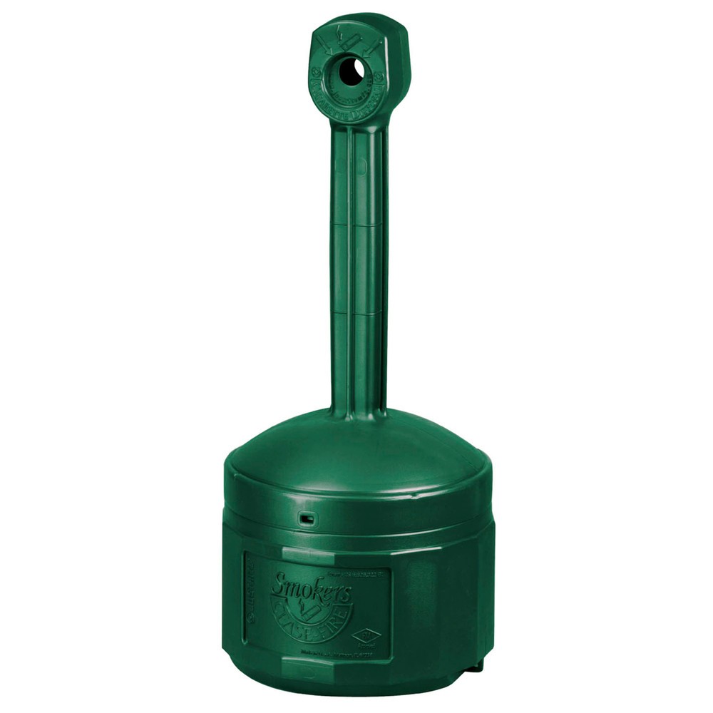 Immagine del prodotto n. 1: Posacenere a colonna di sicurezza Justrite®, autoestinguente, 15 litri, verde