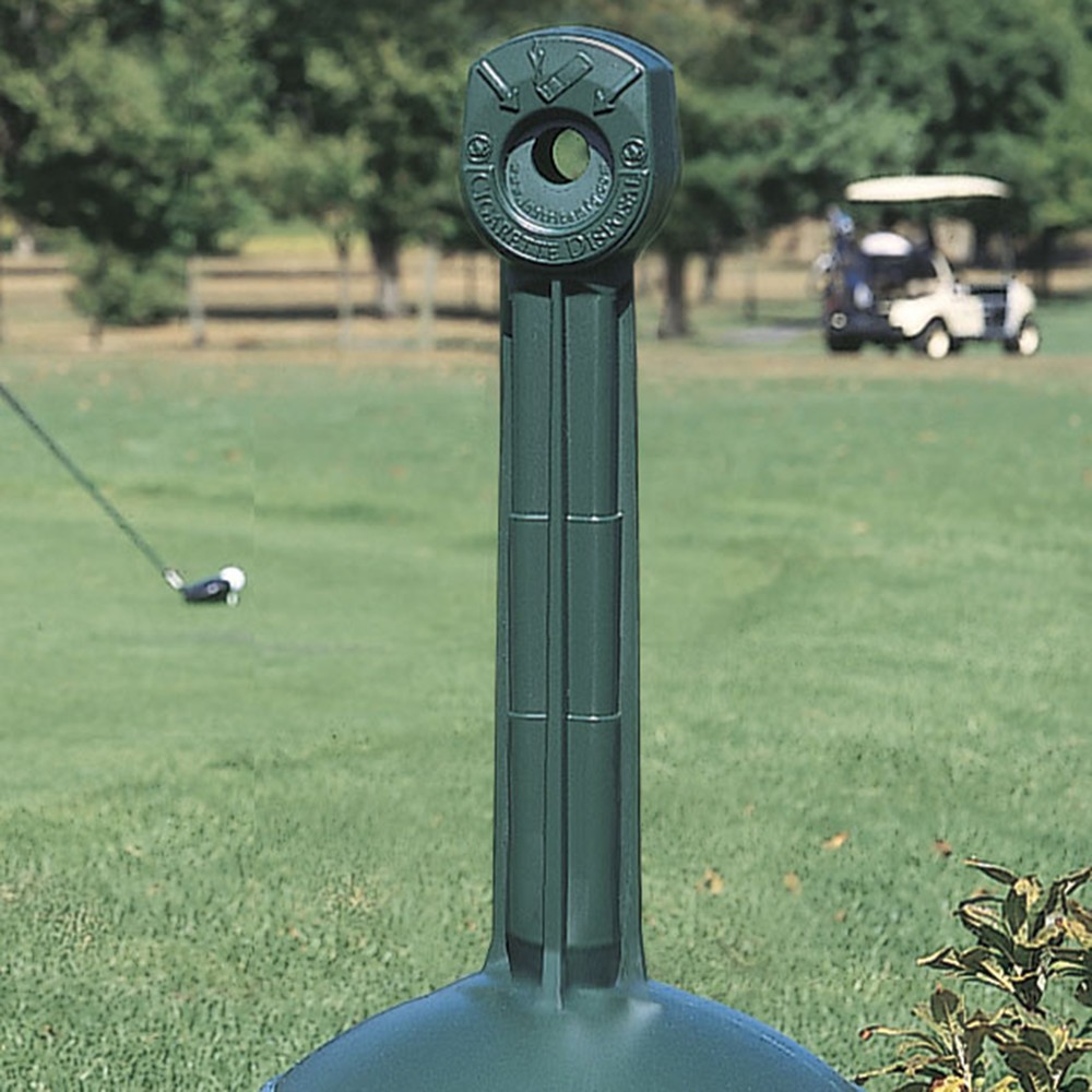 Immagine del prodotto n. 3: Posacenere a colonna di sicurezza Justrite®, autoestinguente, 15 litri, verde