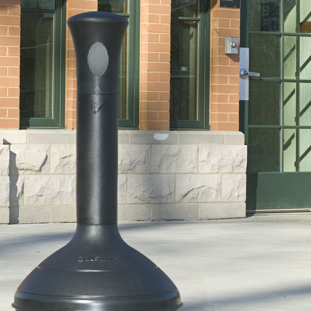 Immagine del prodotto n. 2: Posacenere a colonna di sicurezza Justrite Elite™, 15 litri, nero