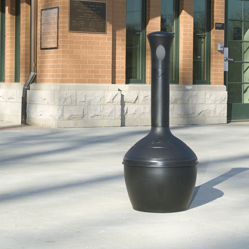 Immagine del prodotto n. 3: Posacenere a colonna di sicurezza Justrite Elite™, 15 litri, nero