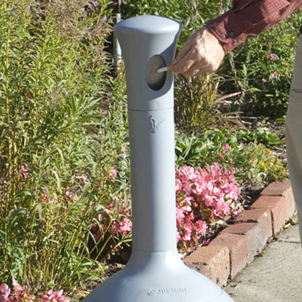 Immagine del prodotto n. 2: Posacenere a colonna di sicurezza Justrite Elite™, 15 litri, grigio