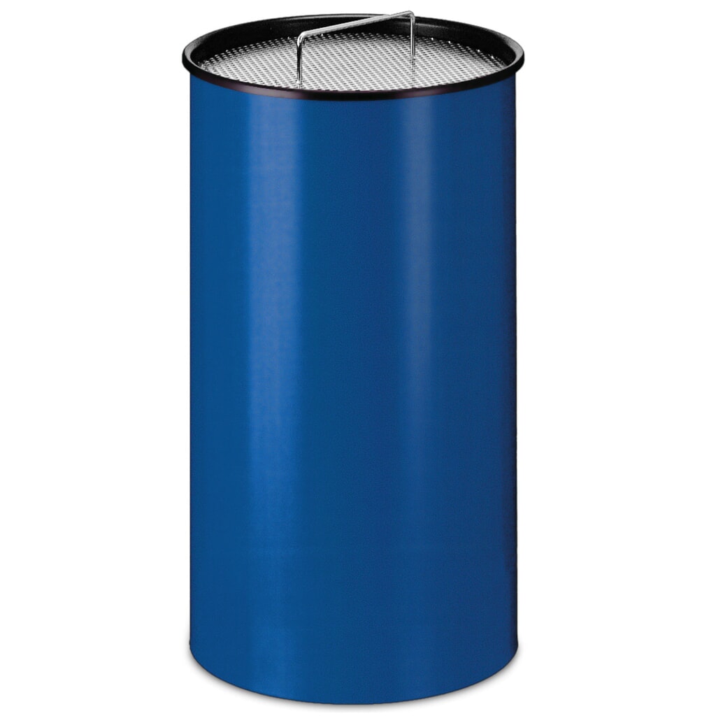 Posacenere a colonna RONDO, blu cobalto Immagine del prodotto: Posacenere a colonna RONDO, blu cobalto