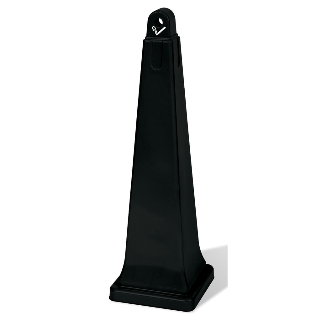 Immagine del prodotto n. 1: Posacenere a colonna Rubbermaid® GroundsKeeper, nero, AxLxP 1.001 x 311 x 311 mm