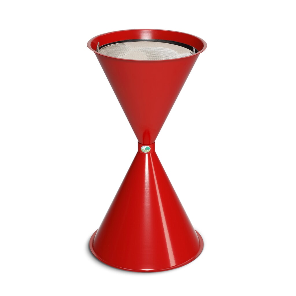 Posacenere a colonna VAR® CLASSIC, acciaio, rosso fuoco Immagine del prodotto: Posacenere a colonna VAR® CLASSIC, acciaio, rosso fuoco
