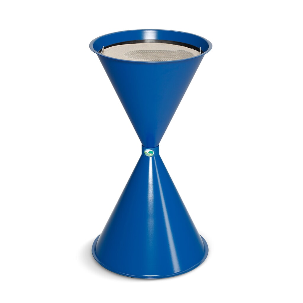 Posacenere a colonna VAR® CLASSIC, acciaio, blu genziana Immagine del prodotto: Posacenere a colonna VAR® CLASSIC, acciaio, blu genziana