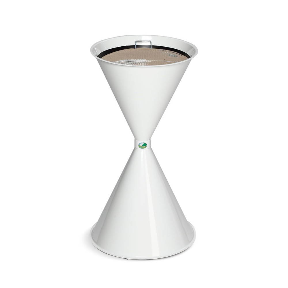 Immagine del prodotto: Posacenere a colonna VAR® CLASSIC, acciaio, bianco traffico