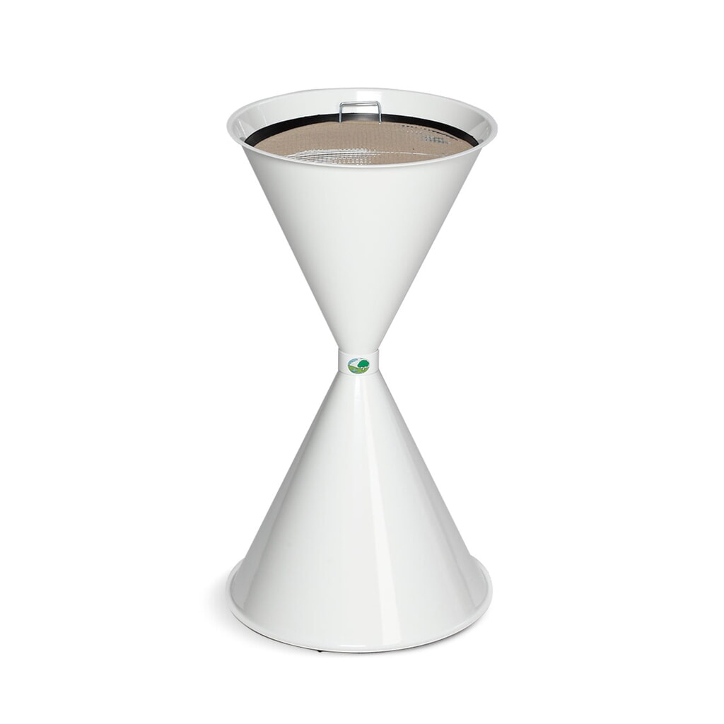 Posacenere a colonna VAR® CLASSIC, acciaio, bianco traffico Immagine del prodotto: Posacenere a colonna VAR® CLASSIC, acciaio, bianco traffico