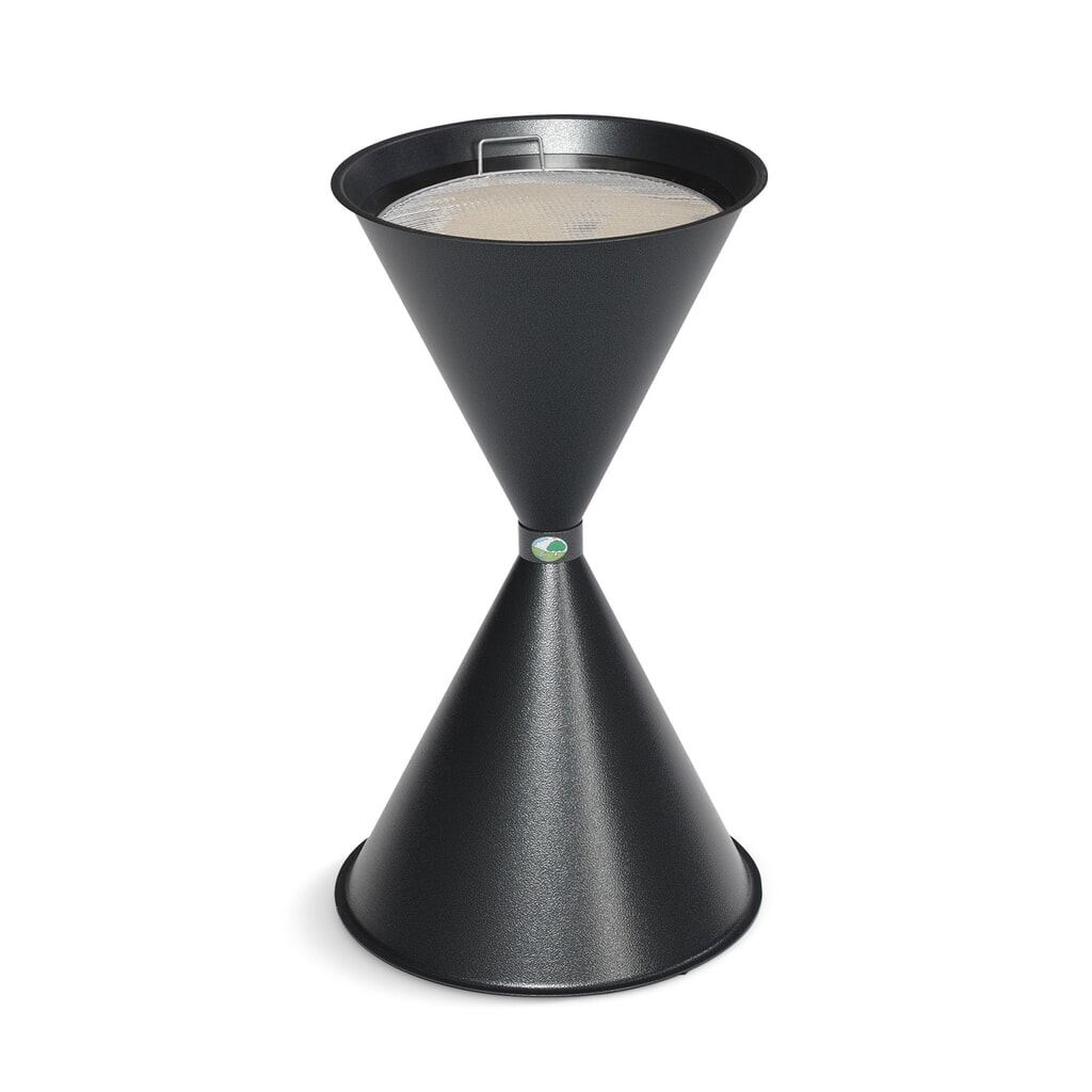Immagine del prodotto: Posacenere a colonna VAR® CLASSIC, acciaio, argento anticato