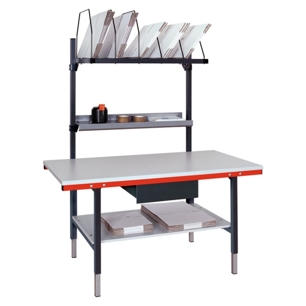 Immagine del prodotto n. 3: Postazione di imballaggio completa Rocholz con cassetti, AxLxP 690-960 x 1.600 x 800 mm