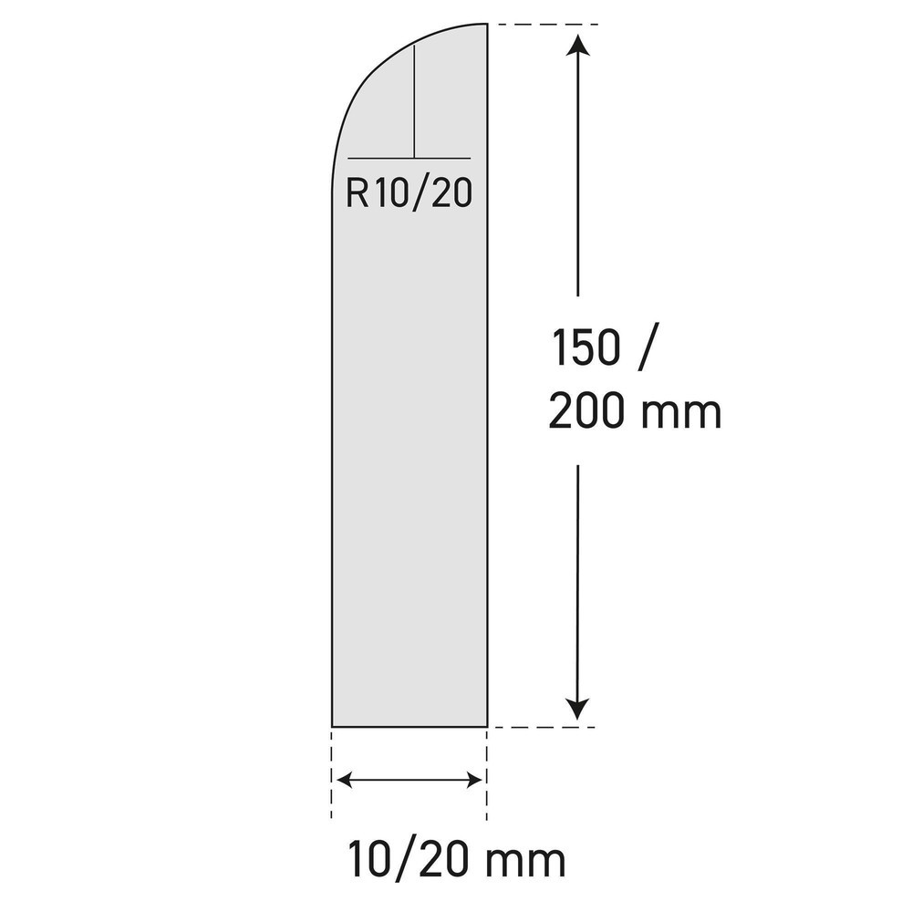 Immagine del prodotto n. 8: Protezione anticollisione MORAVIA per pareti, da montare, AxL 150 x 10 mm, lunghezza 2.060 mm, bianco