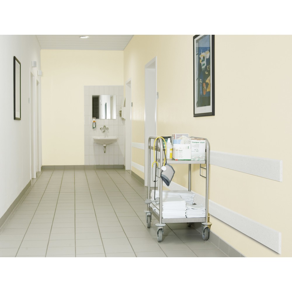 Immagine del prodotto n. 9: Protezione anticollisione MORAVIA per pareti, da montare, AxL 150 x 10 mm, lunghezza 2.060 mm, bianco