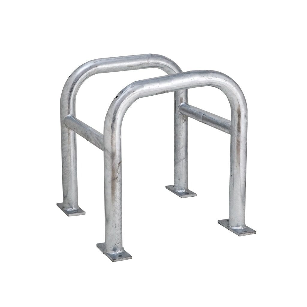 Immagine del prodotto: Protezione antiurto per colonne MORAVIA, per esterni, zincata a caldo, altezza 600 mm, per dimensioni colonna (LxP) 400 x 400 mm