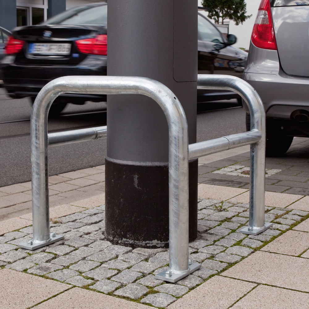Immagine del prodotto n. 8: Protezione antiurto per colonne MORAVIA, per esterni, zincata a caldo, altezza 600 mm, per dimensioni colonna (LxP) 400 x 400 mm