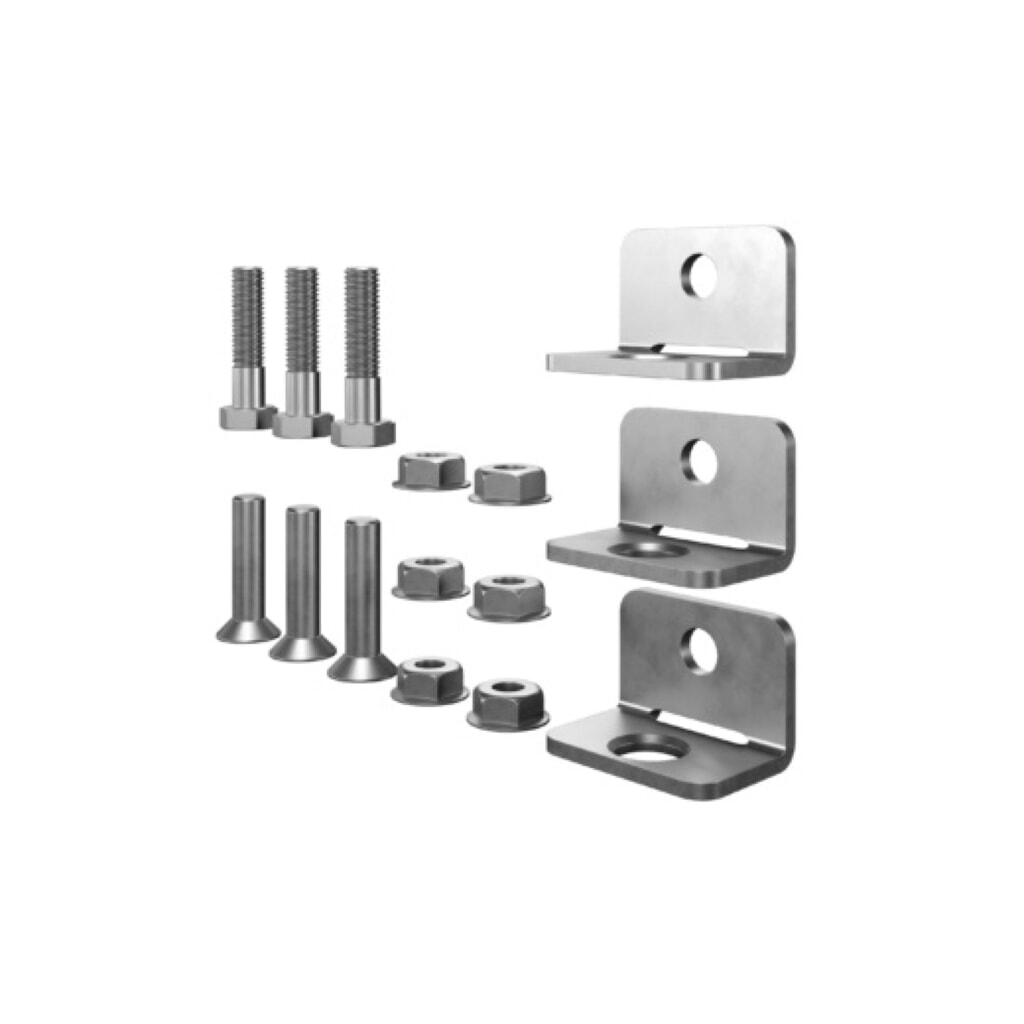 Accessorio per connettori angolari TROAX® per sistema di pareti divisorie a griglia, per barriere di stoccaggio, 3 pz/SU Immagine del prodotto n. 2: Accessorio per connettori angolari TROAX® per sistema di pareti divisorie a griglia, per barriere di stoccaggio, 3 pz/SU
