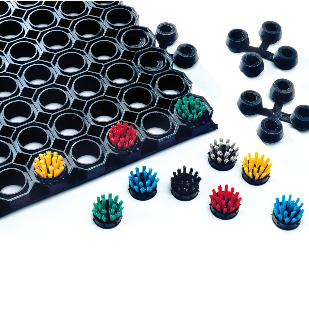 Immagine del prodotto: Raccordo per tappetini anti-sporcizia con profilo a nido d’ape, 10 pz/SU, nero
