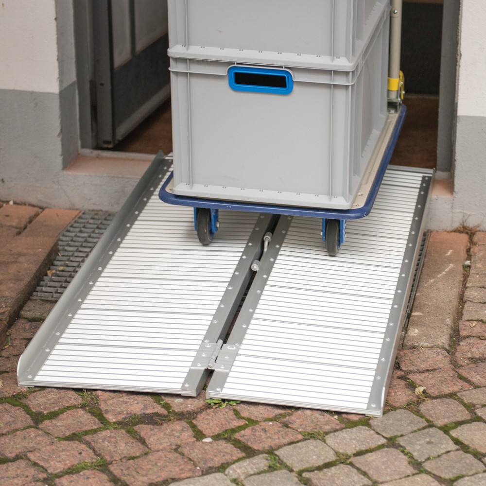Immagine del prodotto n. 2: Rampa ribaltabile in alluminio, lunghezza 600 mm