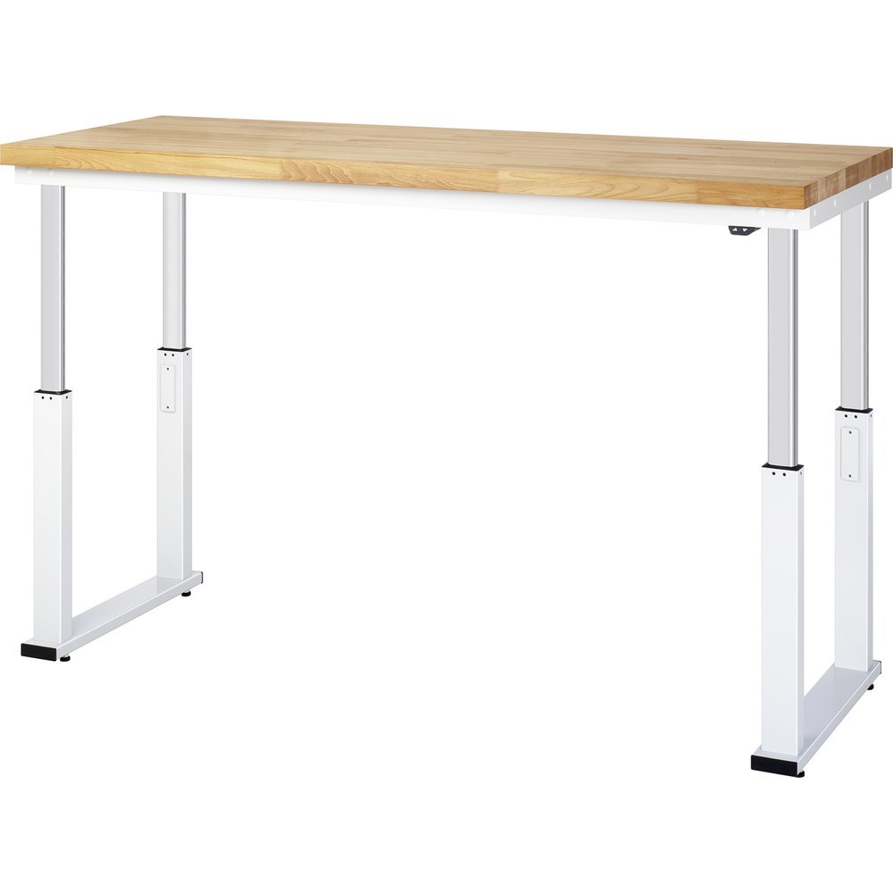 Immagine del prodotto n. 2: RAU banco da lavoro regolabile in altezza elettricamente Serie adlatus 600, HxLxP 740-1.140 x 1.250 x 900 mm, piano di lavoro rivestito in laminato rigido