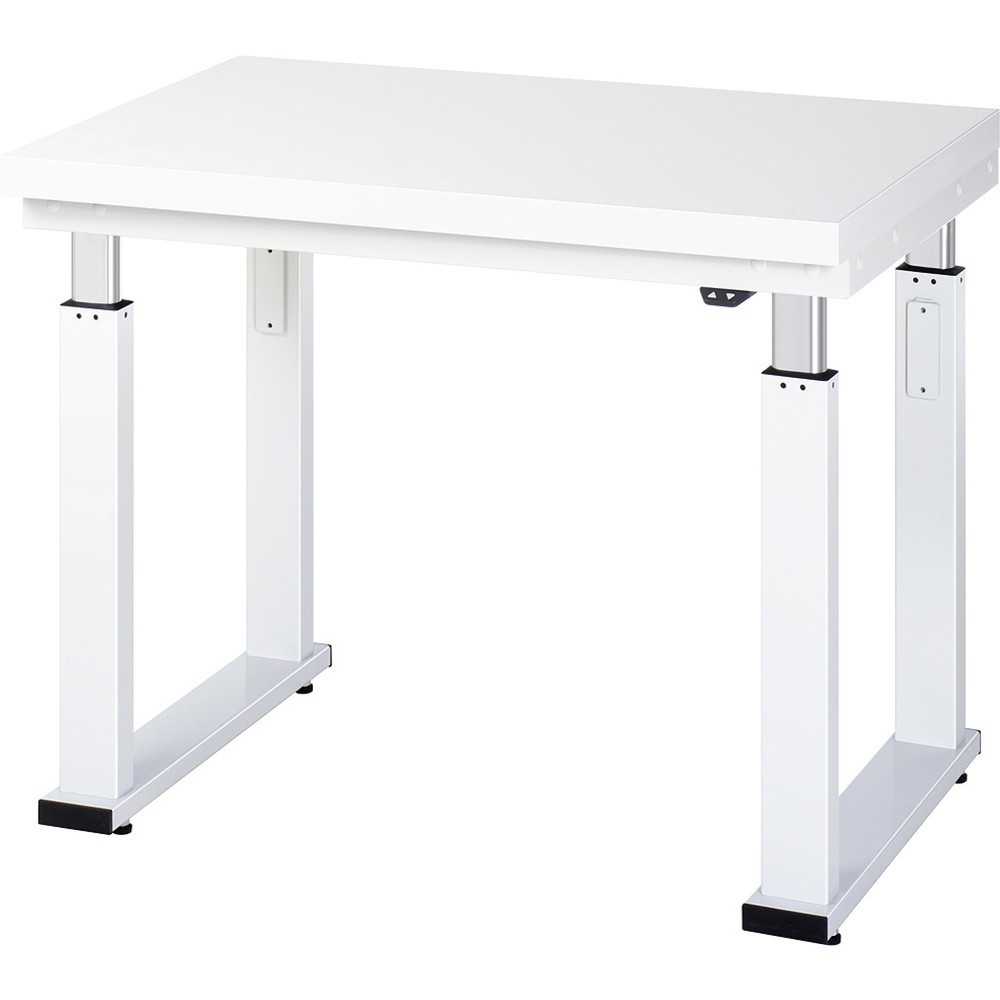 Immagine del prodotto: RAU banco da lavoro regolabile in altezza elettricamente Serie adlatus 600, HxLxP 740-1.140 x 1.000 x 700 mm, piano di lavoro rivestito in laminato rigido