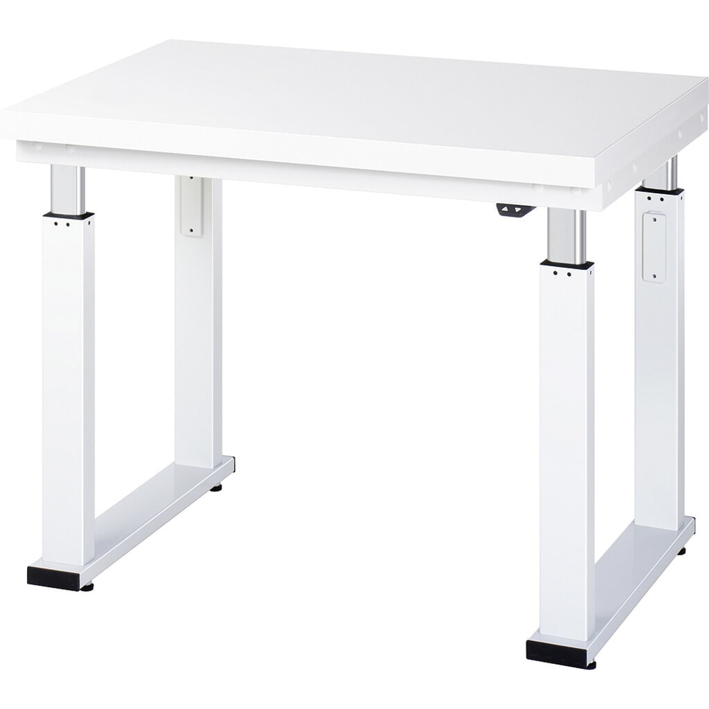 RAU banco da lavoro regolabile in altezza elettricamente Serie adlatus 600, HxLxP 740-1.140 x 1.000 x 700 mm, piano di lavoro rivestito in laminato rigido Immagine del prodotto: RAU banco da lavoro regolabile in altezza elettricamente Serie adlatus 600, HxLxP 740-1.140 x 1.000 x 700 mm, piano di lavoro rivestito in laminato rigido