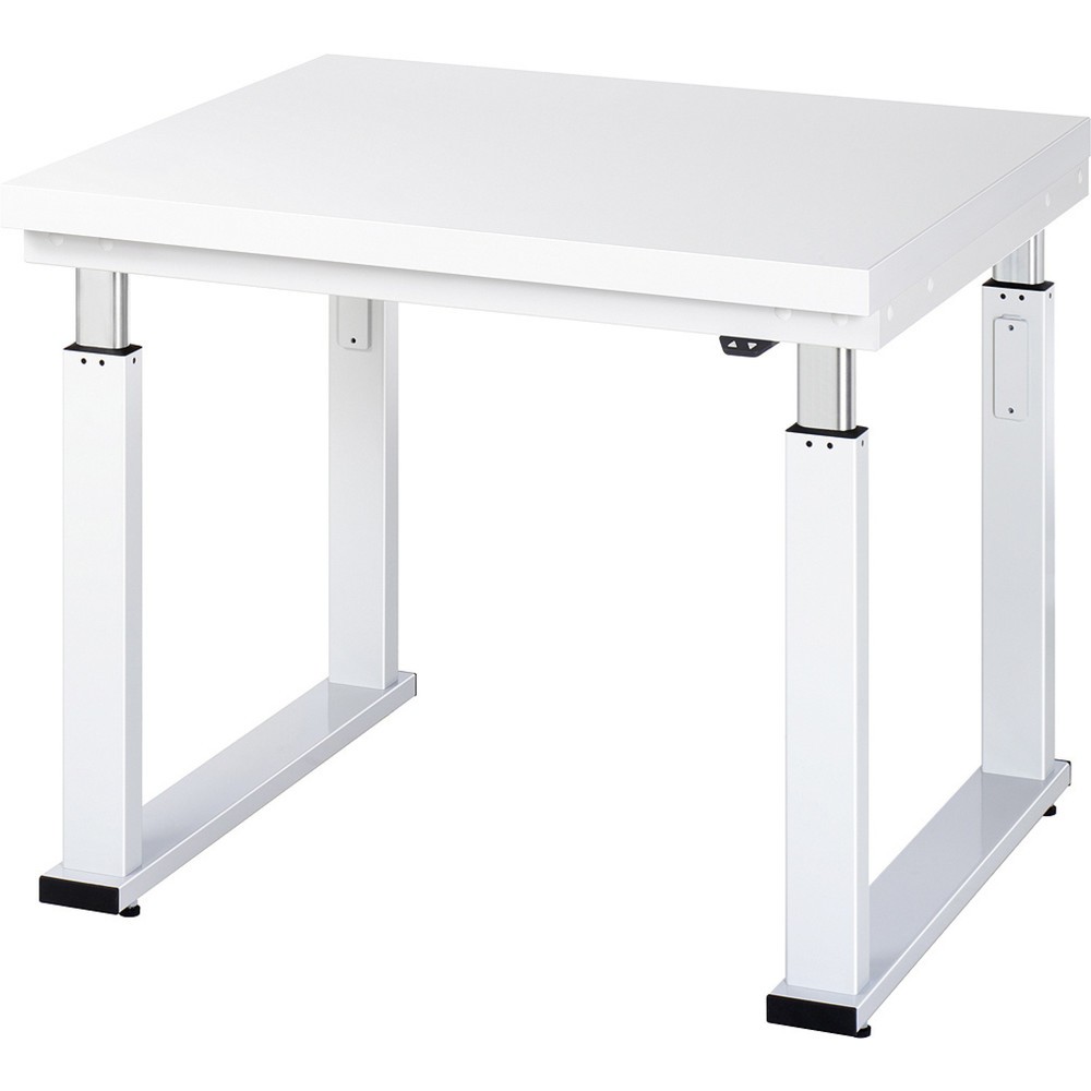 Immagine del prodotto: RAU banco da lavoro regolabile in altezza elettricamente Serie adlatus 600, HxLxP 740-1.140 x 1.000 x 900 mm, rivestimento in laminato rigido