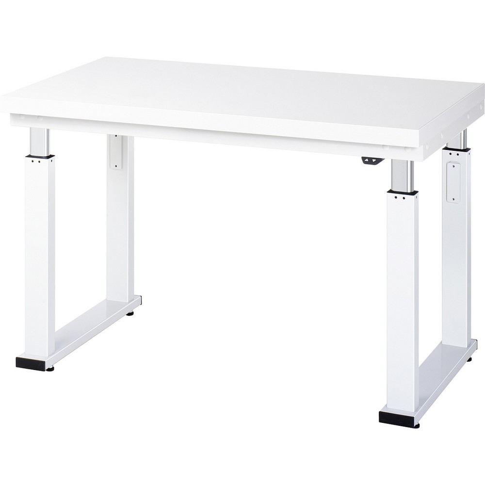 Immagine del prodotto: RAU banco da lavoro regolabile in altezza elettricamente Serie adlatus 600, HxLxP 740-1.140 x 1.250 x 700 mm, piano di lavoro rivestito in laminato rigido