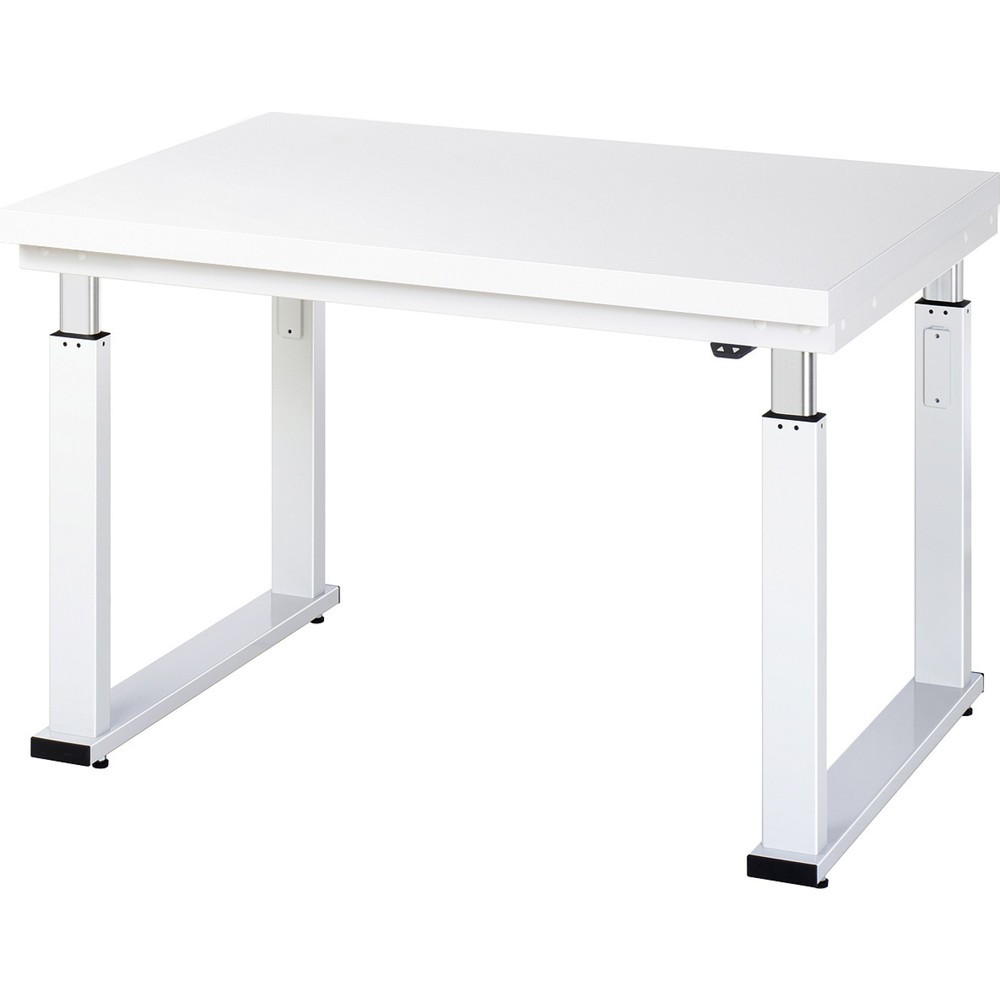 Immagine del prodotto n. 1: RAU banco da lavoro regolabile in altezza elettricamente Serie adlatus 600, HxLxP 740-1.140 x 1.250 x 900 mm, piano di lavoro rivestito in laminato rigido