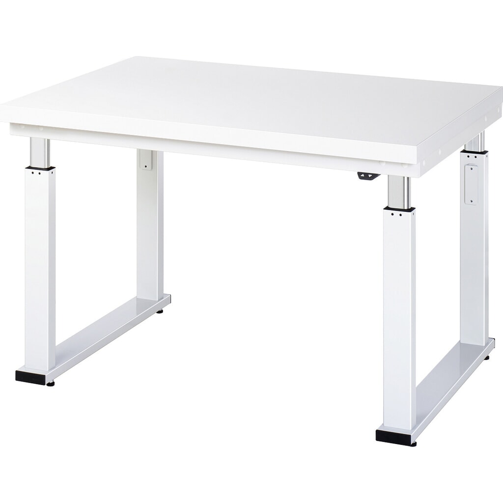 Immagine del prodotto: RAU banco da lavoro regolabile in altezza elettricamente Serie adlatus 600, HxLxP 740-1.140 x 1.250 x 900 mm, piano di lavoro rivestito in laminato rigido