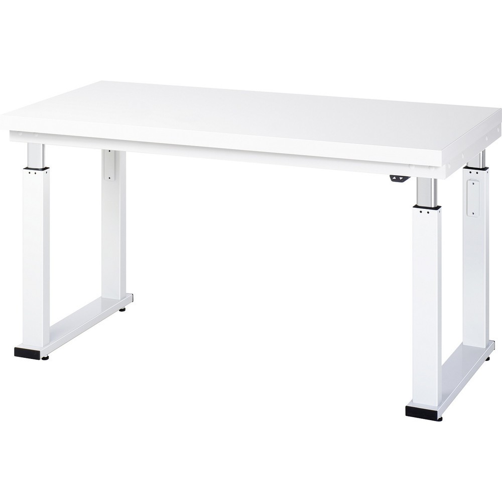 Immagine del prodotto: RAU banco da lavoro regolabile in altezza elettricamente Serie adlatus 600, HxLxP 740-1.140 x 1.500 x 700 mm, piano di lavoro rivestito in laminato rigido