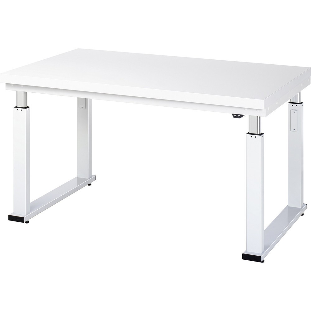 Immagine del prodotto: RAU banco da lavoro regolabile in altezza elettricamente Serie adlatus 600, HxLxP 740-1.140 x 1.500 x 900 mm, piano di lavoro rivestito in laminato rigido