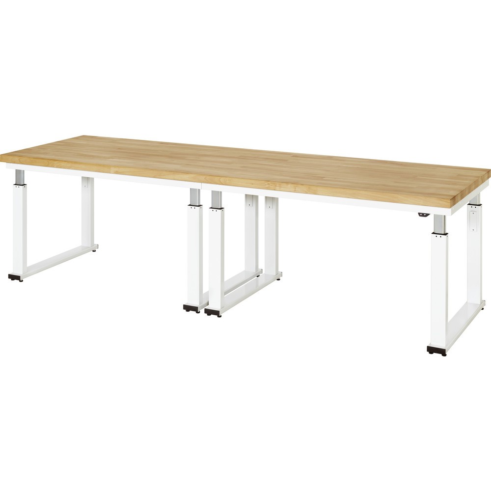Immagine del prodotto: RAU banco da lavoro regolabile in altezza elettricamente Serie adlatus 600, HxLxP 740-1.140 x 3.000 x 900 mm, piano di lavoro in faggio massiccio