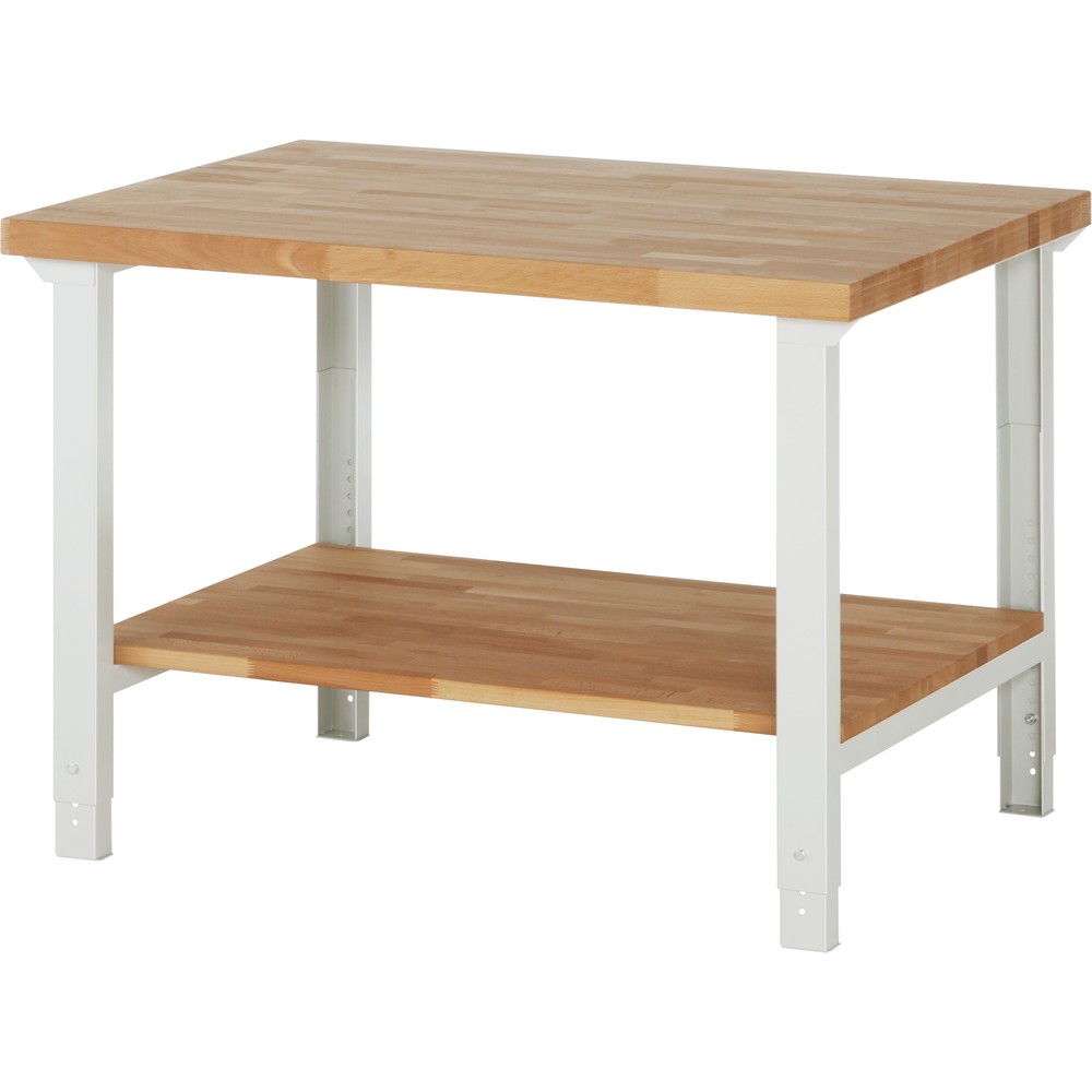 Immagine del prodotto: RAU Banco da lavoro Serie 7000, HxLxP 790-1.140 x 1.250 x 900 mm, piano di appoggio inferiore