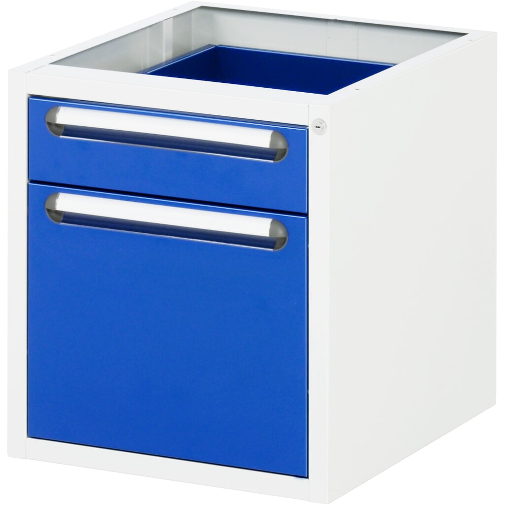 RAU Contenitore con base per tavolo da lavoro serie Tom, HxLxP 545 x 480 x 600 mm, con 2 cassetti Immagine del prodotto: RAU Contenitore con base per tavolo da lavoro serie Tom, HxLxP 545 x 480 x 600 mm, con 2 cassetti