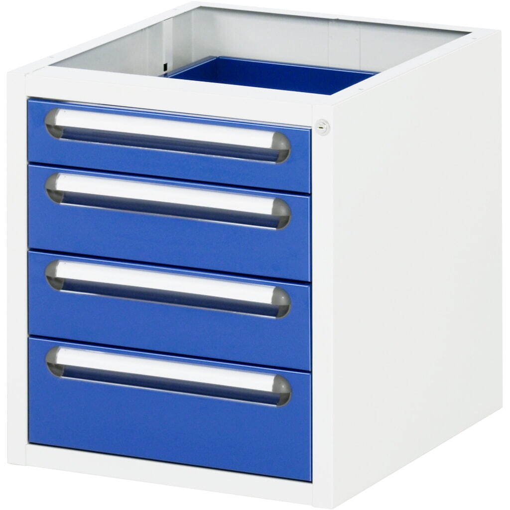 RAU Contenitore con base per tavolo da lavoro serie Tom, HxLxP 545 x 480 x 600 mm, con 4 cassetti Immagine del prodotto: RAU Contenitore con base per tavolo da lavoro serie Tom, HxLxP 545 x 480 x 600 mm, con 4 cassetti