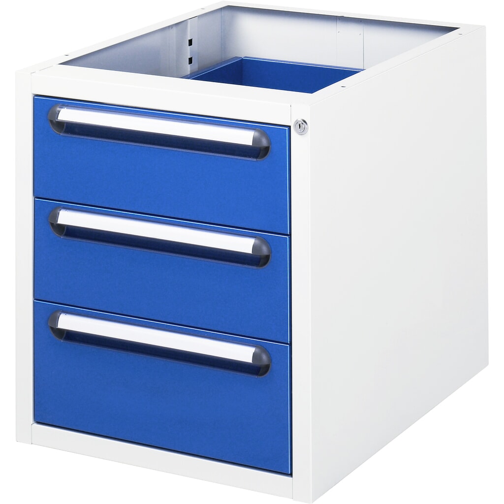 RAU Contenitore con base per tavolo da lavoro serie Tom, HxLxP 545 x 480 x 600 mm, con 3 cassetti Immagine del prodotto: RAU Contenitore con base per tavolo da lavoro serie Tom, HxLxP 545 x 480 x 600 mm, con 3 cassetti