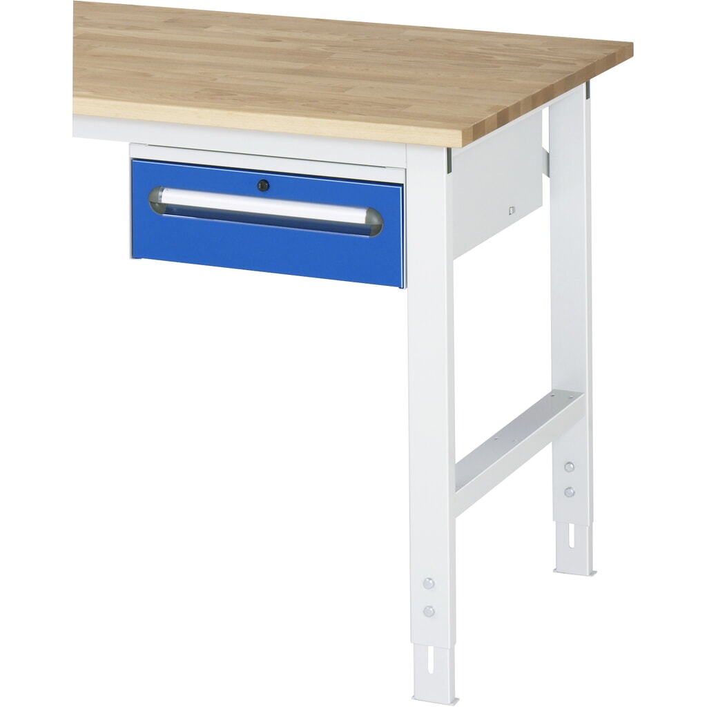RAU Contenitore con base per tavolo da lavoro serie Tom, HxLxP 175 x 425 x 600 mm, con 1 cassetto Immagine del prodotto n. 2: RAU Contenitore con base per tavolo da lavoro serie Tom, HxLxP 175 x 425 x 600 mm, con 1 cassetto
